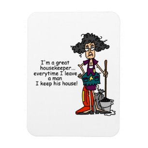 Magnet Flexible Humour de femme de charge