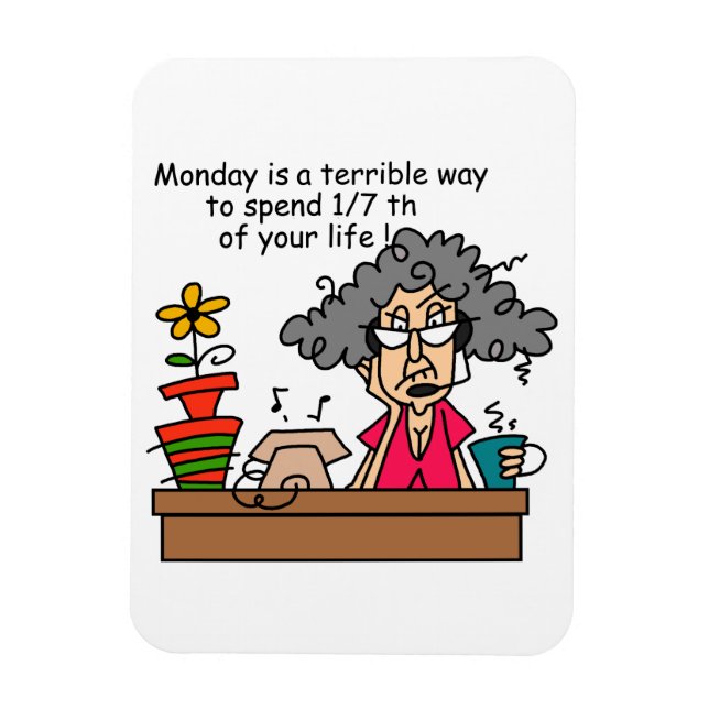 Magnet Flexible Humour du lundi (Vertical)