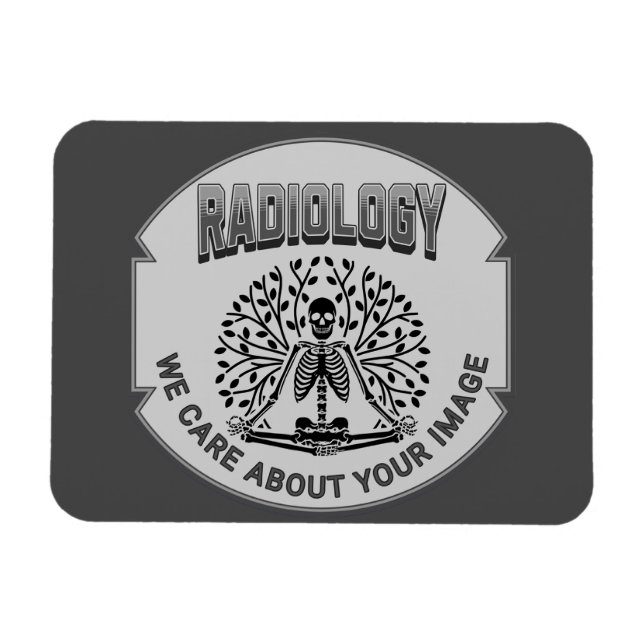 Magnet Flexible Humour radiologique - Votre image compte (Horizontal)