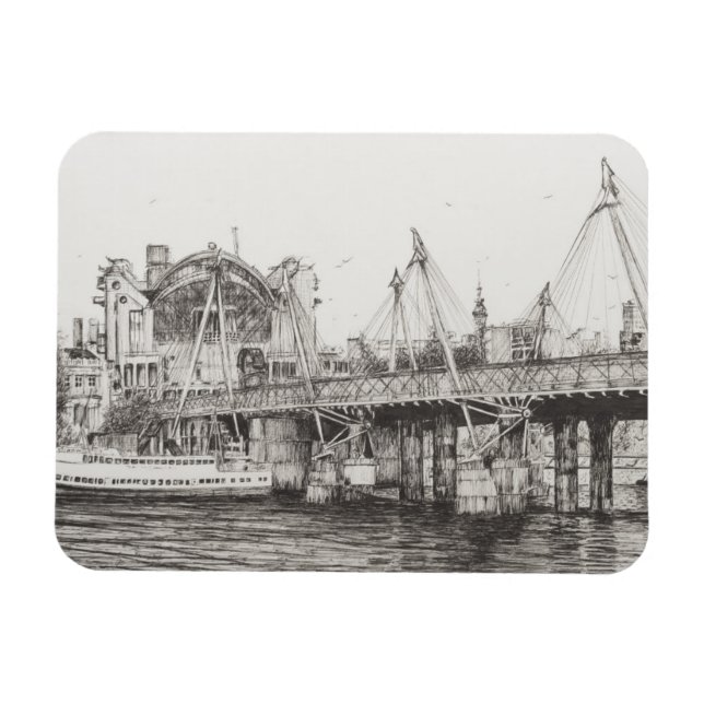Magnet Flexible Hungerford Bridge Londres 30/10/2006 (Horizontal)