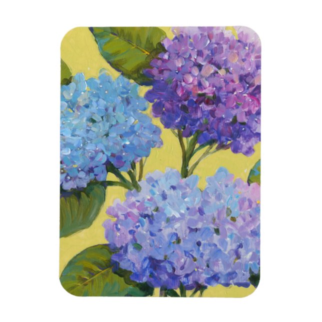 Magnet Flexible Hydrangée de printemps I (Vertical)