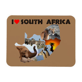 Magnet Flexible I Coeur Afrique du Sud pays sauvage