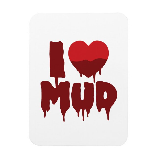Magnet Flexible I Coeur (Amour) Boue (Vertical)