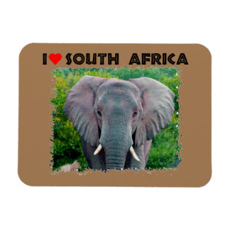 Magnet Flexible I Heart Afrique du Sud jeune éléphant taureau