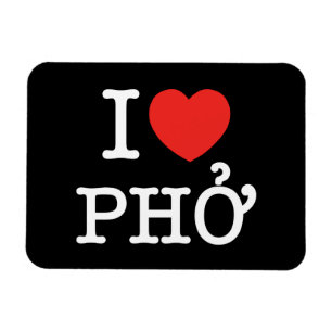 Magnet Flexible I Heart (Love) Pho