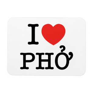 Magnet Flexible I Heart (Love) Pho