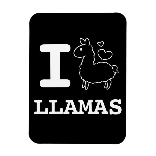 Magnet Flexible I Llama Llamas (Vertical)