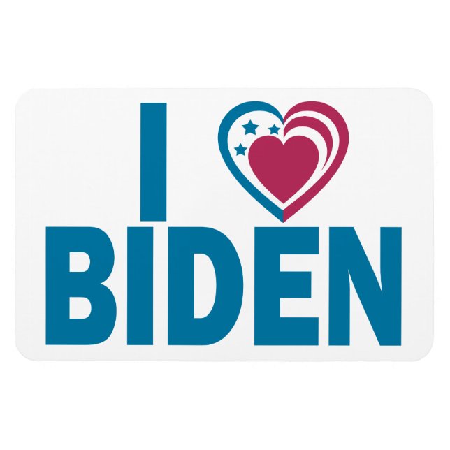 Magnet Flexible I Love Biden (Horizontal)