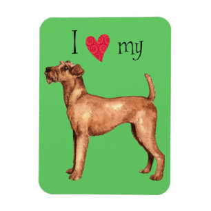 Magnet Flexible I Love my Irish Terrier