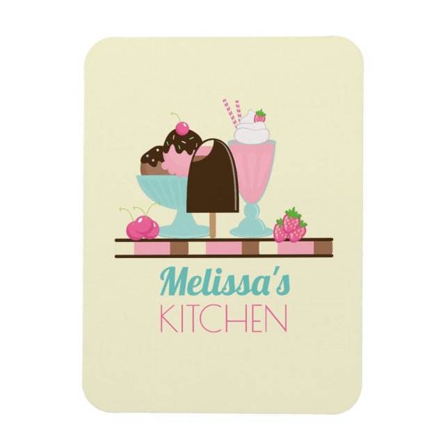Magnet Flexible Ice Cream Sundae and Other DeliciousTreats (Vertical)