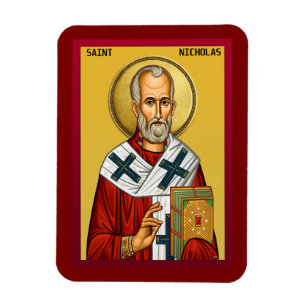 Magnet Flexible Icône orthodoxe Saint Nicolas 09