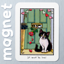 Il doit être amour Cute Cat Nom personnalisé
