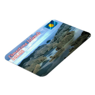 Magnet Flexible Île de calcaire - Palau -