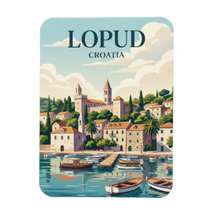 Magnet Flexible Île de Lopud Croatie