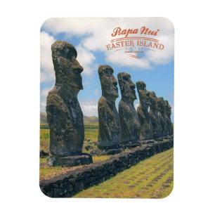 Magnet Flexible Île de Pâques (Rapa Nui) Chili
