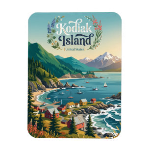 Magnet Flexible Île Kodiak Alaska