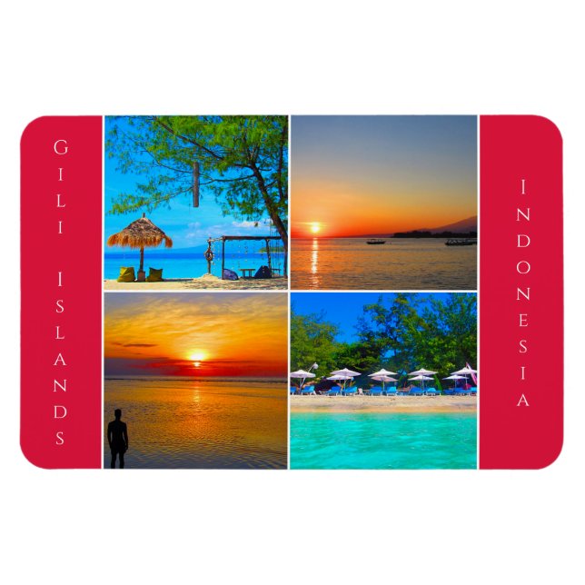 Magnet Flexible îles gili indonésie (Horizontal)