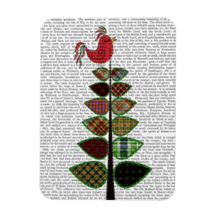 Magnet Flexible Illustration d'arbre de tartan