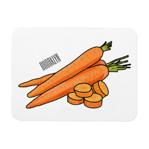 Magnet Flexible Illustration de carotte