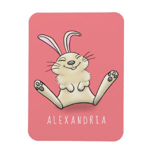 Magnet Flexible Illustration de dessin de lapin lapin mou