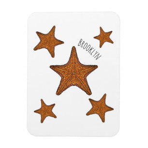 Magnet Flexible Illustration de dessin de Starfish