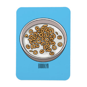 Magnet Flexible Illustration de dessin sur les céréales