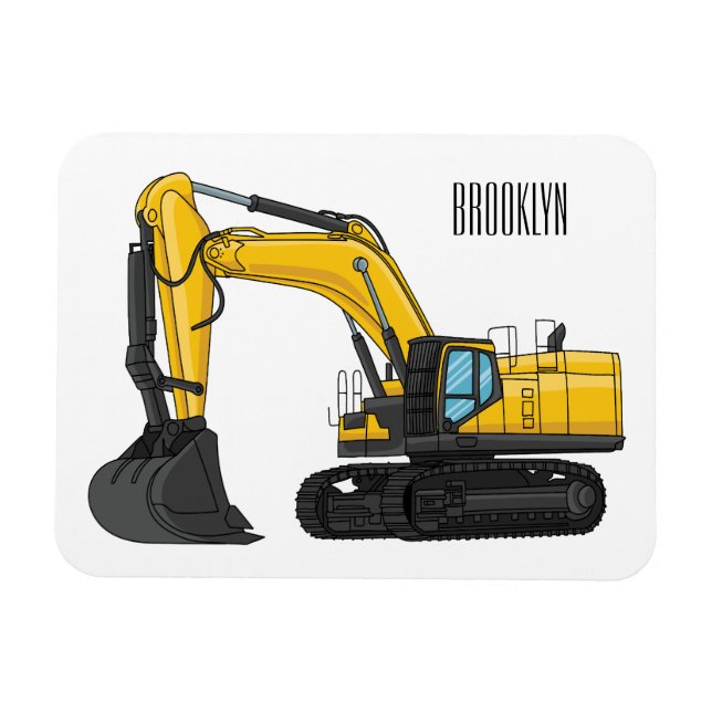 Magnet Flexible Illustration de la pelle Crawler (Horizontal)