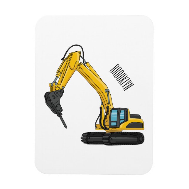 Magnet Flexible Illustration de la pelle de rupture (Vertical)