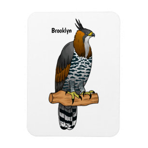 Magnet Flexible Illustration de l'aigle à faucon orné