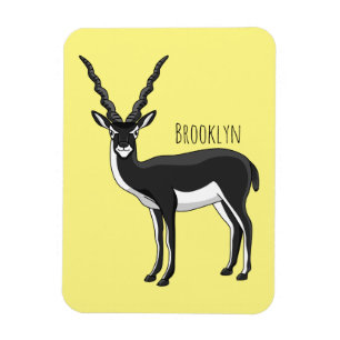 Magnet Flexible Illustration de l'antilope Blackbuck