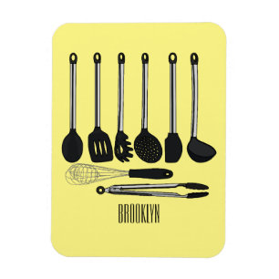 Magnet Flexible Illustration de l'ustensile de cuisine