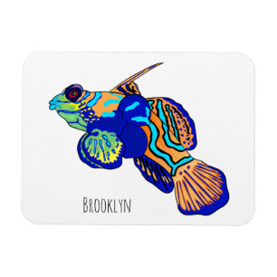 Magnet Flexible Illustration de Mandarinfish