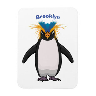 Magnet Flexible Illustration de mignon macaroni pingouin