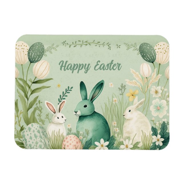 Magnet Flexible Illustration de Pâques (Horizontal)