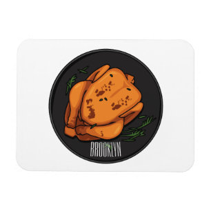 Magnet Flexible Illustration de poulet rôti