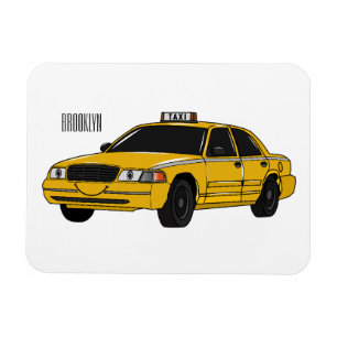 Magnet Flexible Illustration de taxi