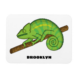 Magnet Flexible Illustration du caméléon de la parson