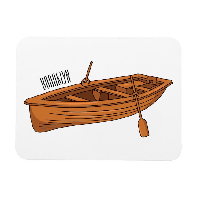Magnet Flexible Illustration d'un bateau à roues (Horizontal)