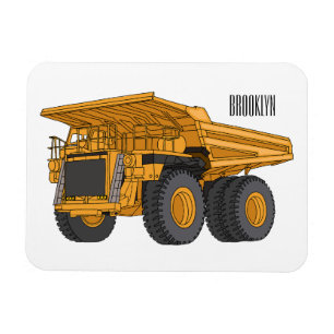 Magnet Flexible Illustration d'un camion à grande échelle