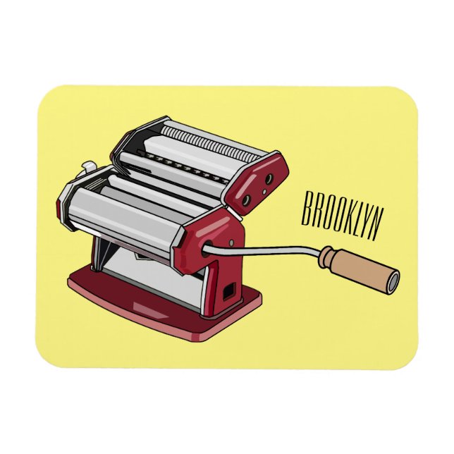 Magnet Flexible Illustration d'un fabricant de pâtes alimentaires (Horizontal)