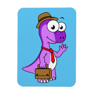 Magnet Flexible Illustration D'Un Homme D'Affaires Pachycéphalosau