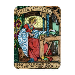 Magnet Flexible Illustration vintage de la chaîne de la vie Arts