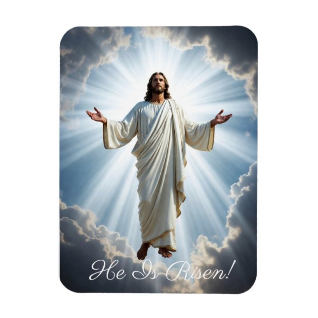 Magnet Flexible Image de la Résurrection  Salutations (Vertical)