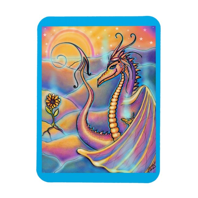 Magnet Flexible Imaginaire Dragon Par Renee L. Lavoie (Vertical)