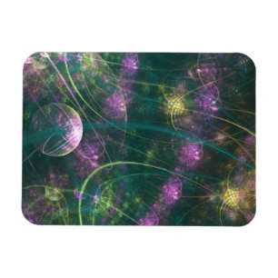 Magnet Flexible Imaginaire pourpre et or