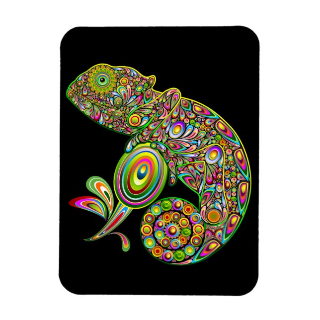 Magnet Flexible Imaginaire psychédélique de Chameleon (Vertical)