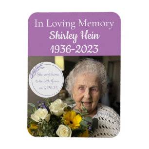 Magnet Flexible In Love Memory Photo Grand-mère Christian