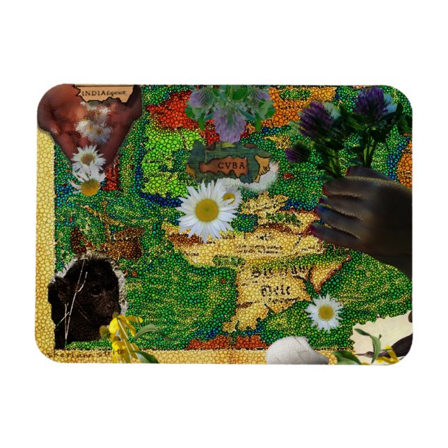 Magnet Flexible Inde et Cuba (Horizontal)