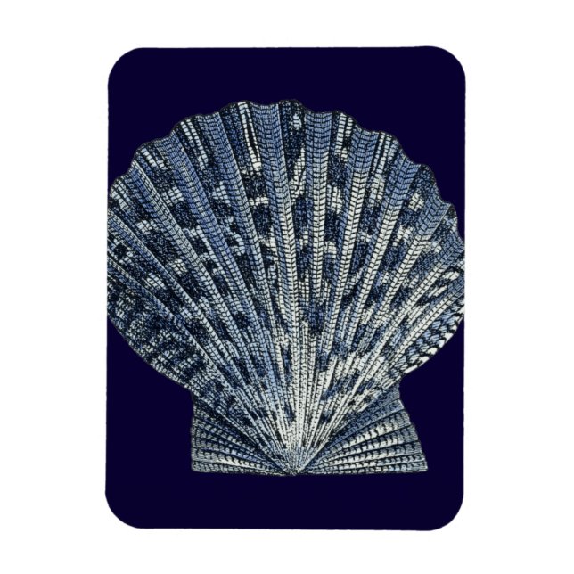Magnet Flexible Indigo Shells VIII (Vertical)