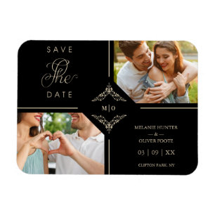 Magnet Flexible Initiales Mariages aromatisées sophistiquées